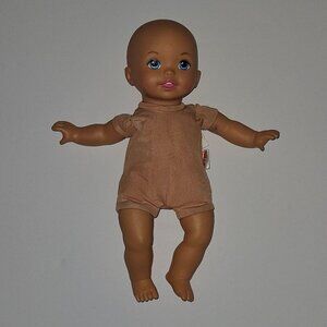 Little Mommy Doll 2011 Mattel Cloth Body Vinyl Head Blue Eyes Teeth READ AS IS